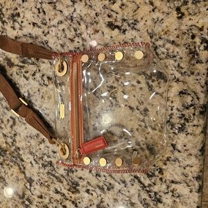 Hammitt Cream and Brown Crossbody Bag with Chic Design